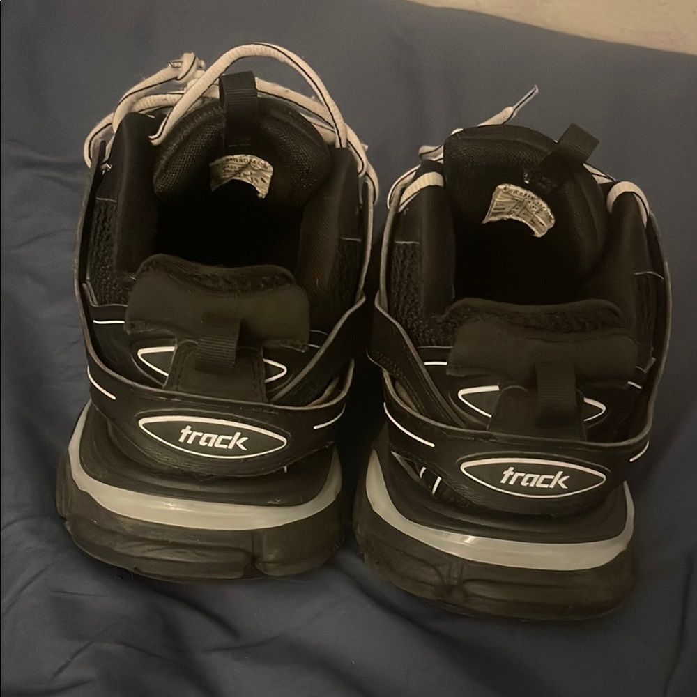 Balenciaga Black Athletic Shoes with Sleek Design